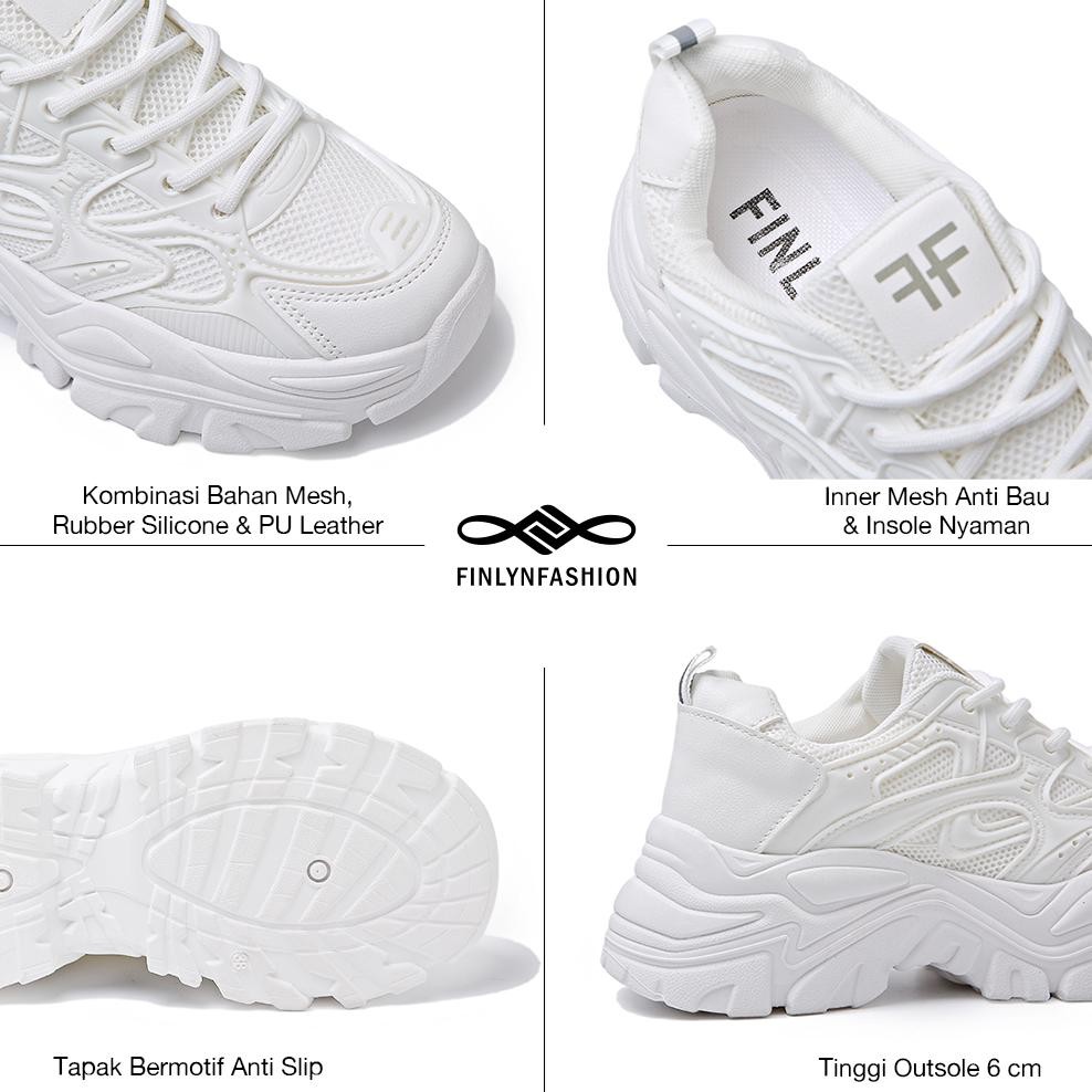 Sepatu Putih Wanita Korean Style Sepatu Cewek Tinggi Kekinian Sepatu Sneakers Perempuan SP-360