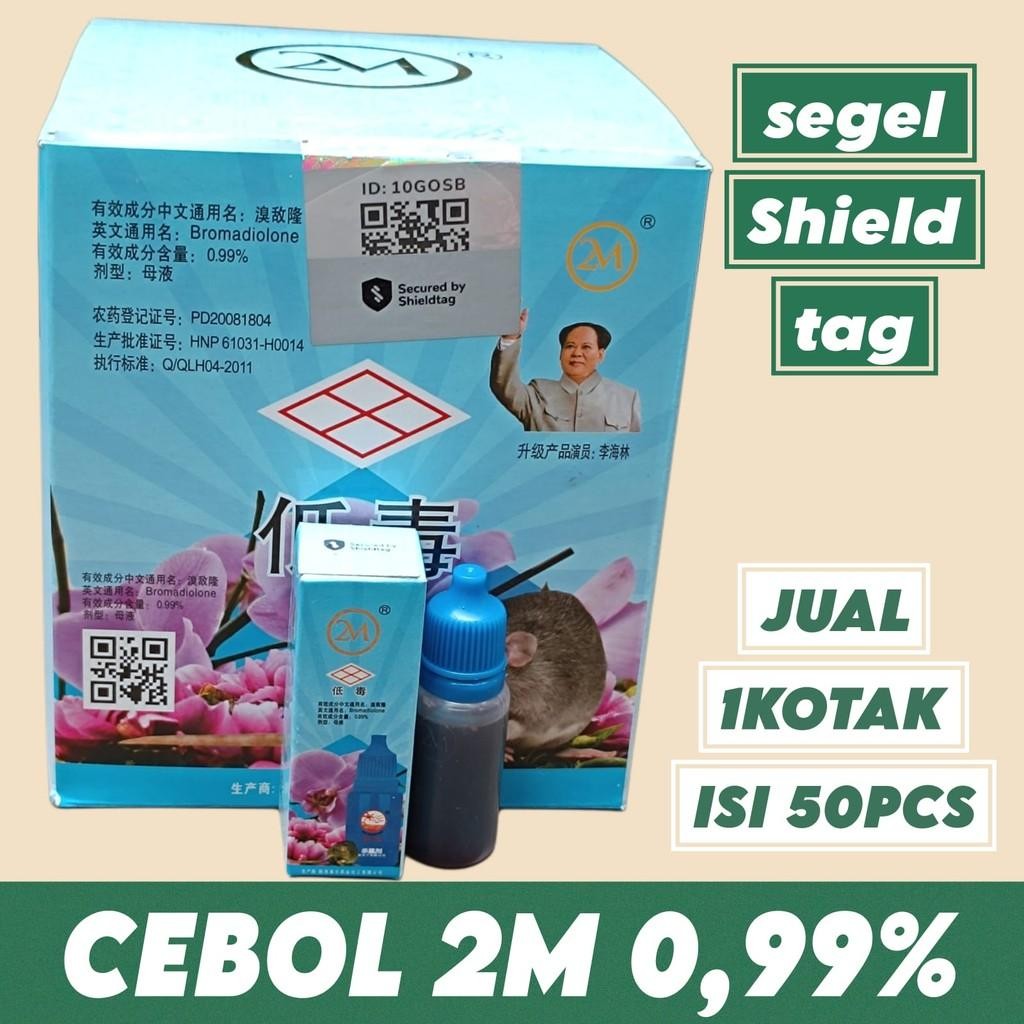 50 Pcs  Racun Tikus Cair 2M Cebol Ori Dosis Tinggi 0,99%