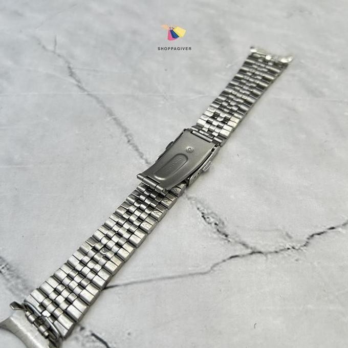 Baru Jubilee Strap Tali Stainless Steel Classic Silver 20MM 22MM Standard