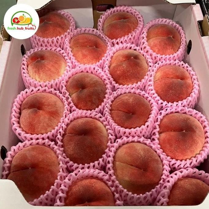 

Terlaris | Terbaru | Best Seller | Termurah Buah Peach Momo Premium Jepang | Japanese Momo Peach Fresh Import 1Box Original | High Quality | Berkualitas