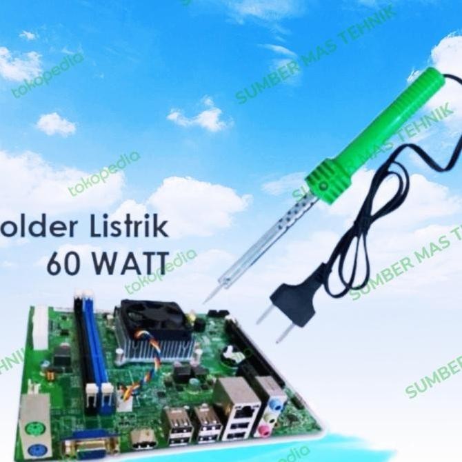 Diskon (1) SOLDER TIMAH 60 WATT SOLDER LISTRIK KECIL sumbermte Diminati Banget