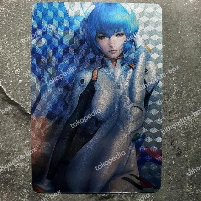 Artgerm Carddass Masters Rei Ayanami Metal 3D Hologram Card