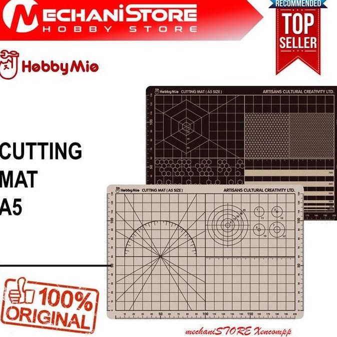 

HOBBY MIO Cutting Mat A5 Double Side - HOBBYMIO Alas Potong Pencutter