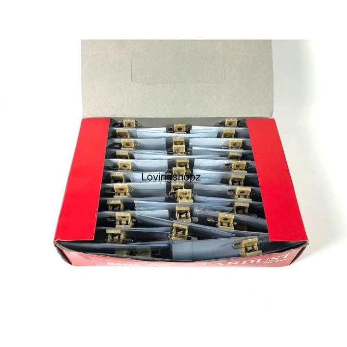 

New Name Tag Plastik dengan peniti per dus