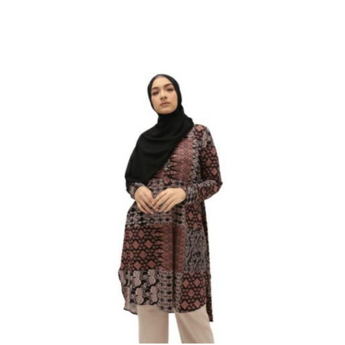 RHS [Payday sale Januari] GRD-B Tunik Elzatta motif polos 2025 (DI BAWAH)