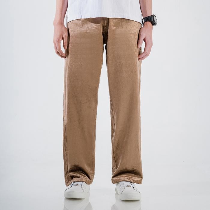 Otsky Celana Panjang Corduroy Loose Pria
