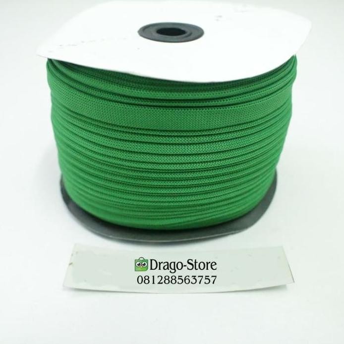 

New Tali ID Roll 1 cm Hijau / Tali Sepatu / Tali Lanyard