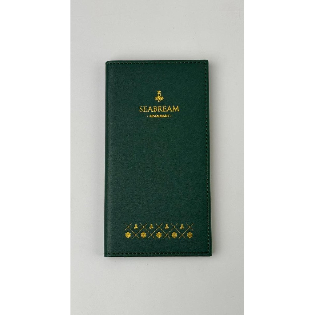 

New CUSTOM LOGO BILL HOLDER FOLDER MENU CAFE RESTO