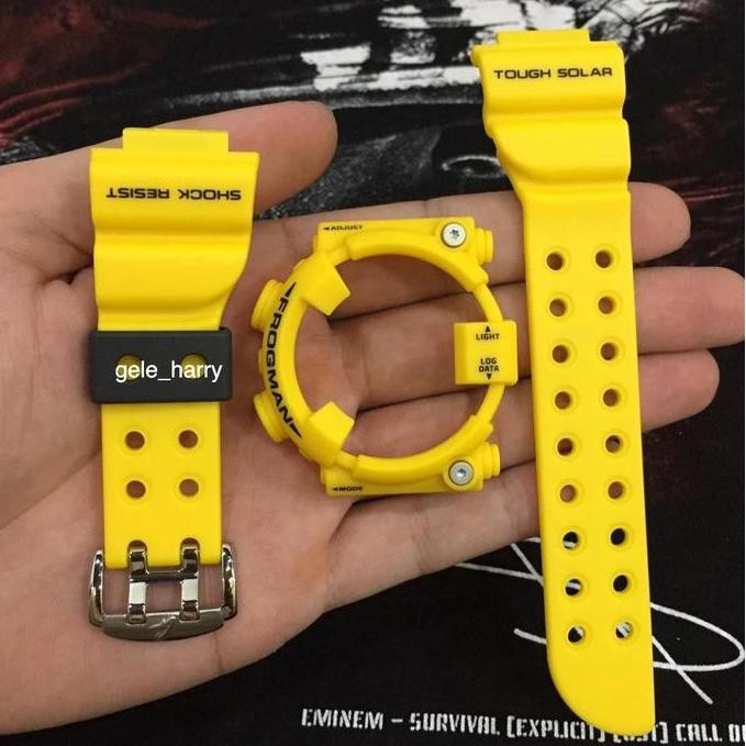 Baru Band & Bezel Gshock Frogman GF 8250-9 / DW 8200 / DW 8250 Tali Gshock