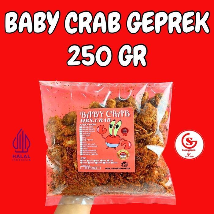 

DMS BABY CRAB SAMBAL PEDAS DAUN JERUK 250GR KERIPIK HASIL LAUT Aroma Khas Amis Camilan Food Snacks Kripik Crispy Balado Makanan