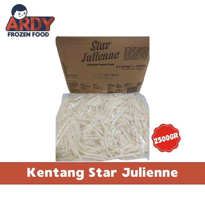 

DMS Kentang Goreng Star Julienne Ukuran 2 Setengah Kilo | Ardy Frozen Food
