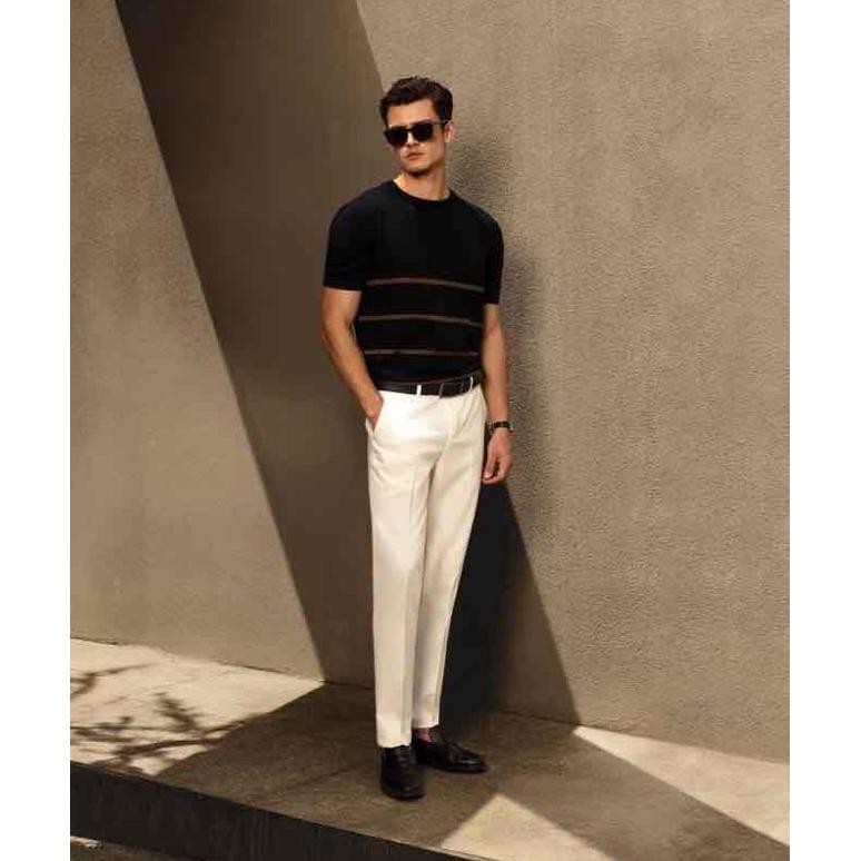 New ERJEE - Celana Kerja Kantor Formal Pria Slimfit Bahan Dasar Kain Woll Berkualitas Size 27 Sampai