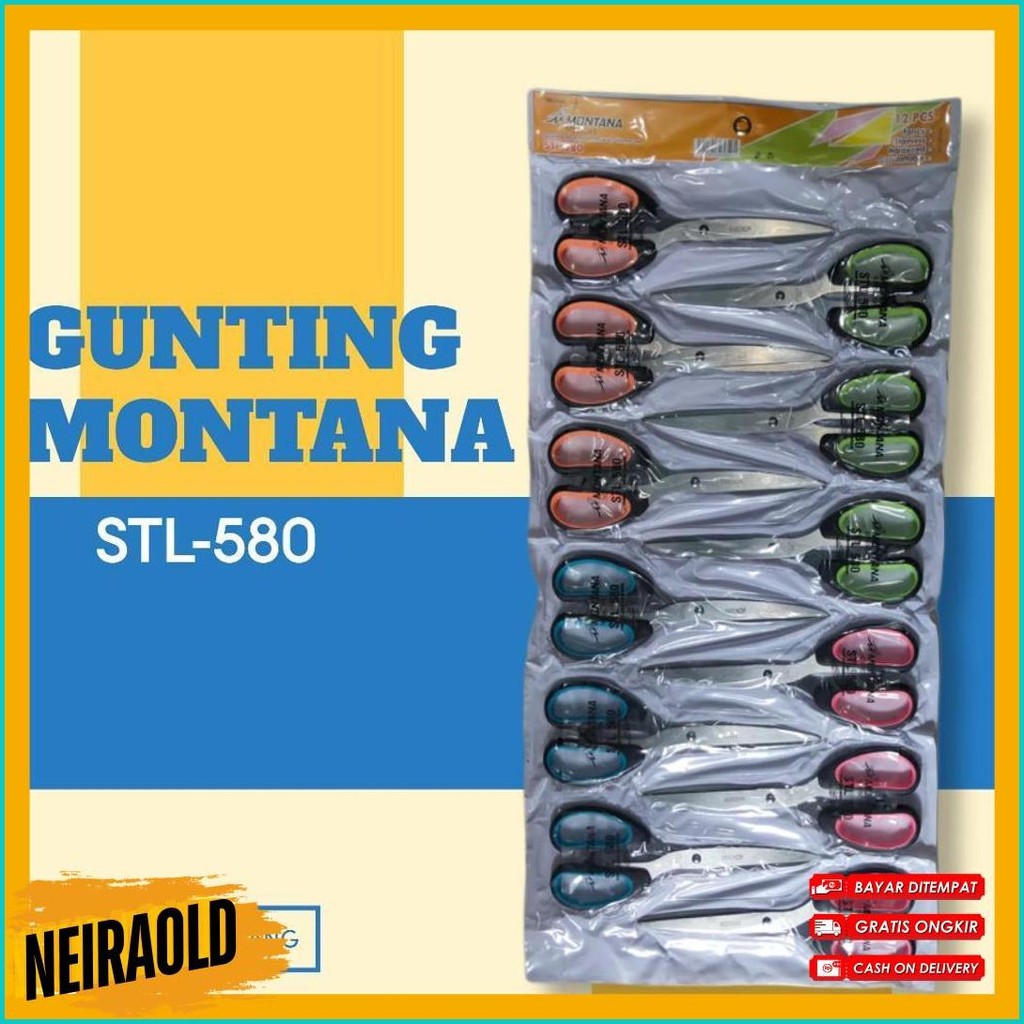 

Gunting Montana Stl 580/ Gunting Besar Rentengan Flash Sale! Diskon Hingga 70%