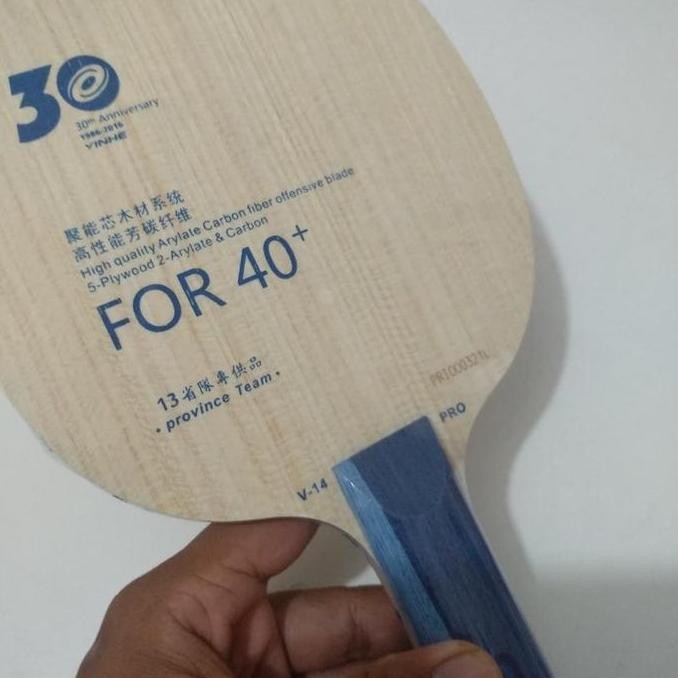 Kayu Bat Bet Tenis Meja Pingpong Yinhe V14 Pro St Handle