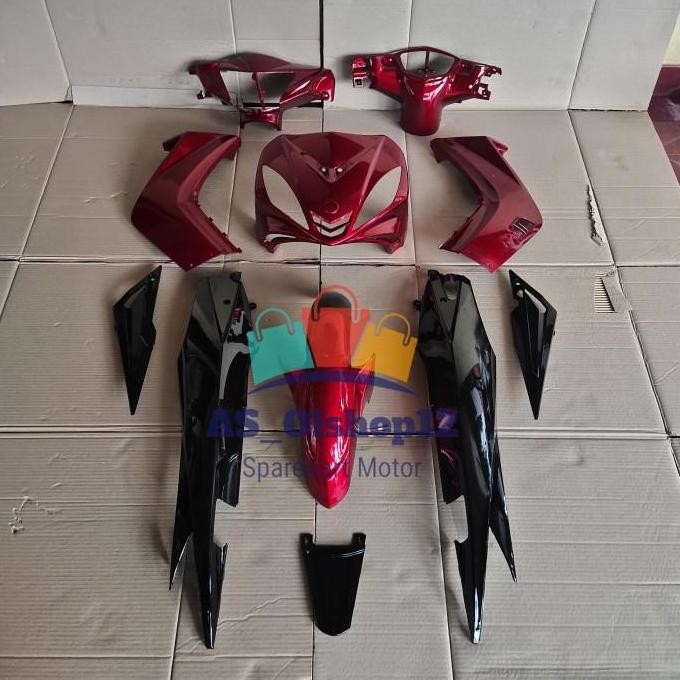 FULL BODY HALUS JUPITER MX 135 OLD / LAMA MERAH HITAM