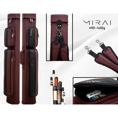 Mirai 4X6 - Burgundy | Tas Billiard | Cue Case Billiard