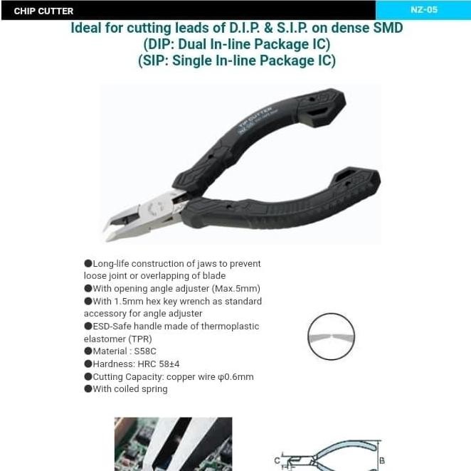 

CHIP CUTTER NZ-05 ORIGINAL DAN TERPERCAYA
