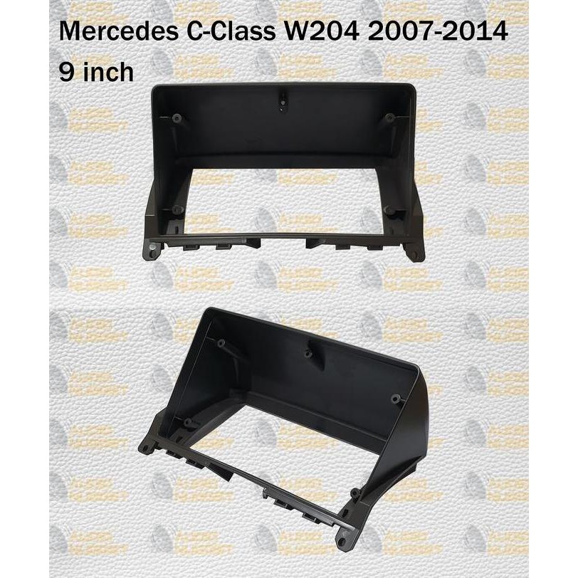 // Frame Head Unit Android Mercedes Benz C Class W204 2007 - 2014 9 Inch //