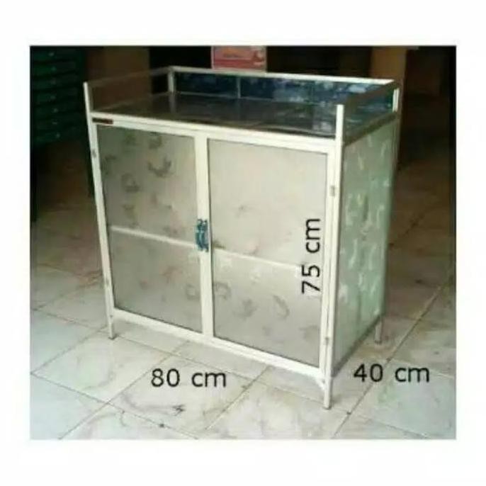 Rak Kompor Alumunium 2 Pintu