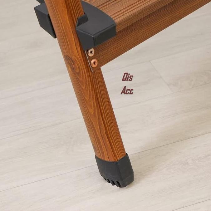 Krisbow Tangga Lipat Aluminium 6 Wide Step Motif Kayu