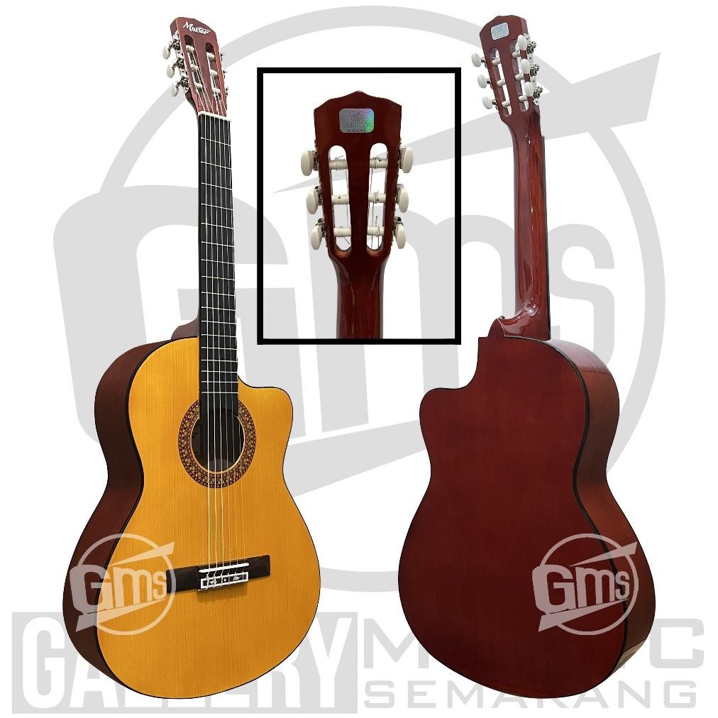 bas-12 PK32 ORIGINAL Gitar Klasik Cutaway Maxtar CGN-TR2C Gitar Klasik Nylon Cutaway Original Terlar