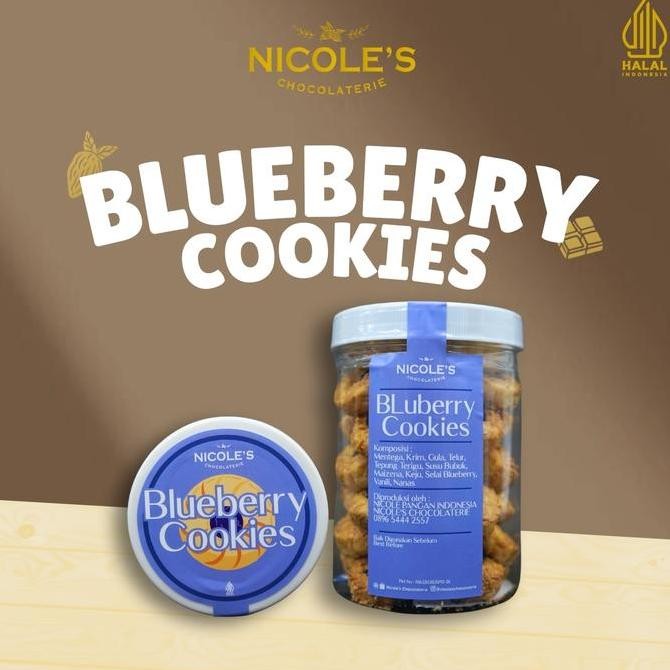 

Nicole'S | Blueberry Cheese Cookies - Kue Kering Manis