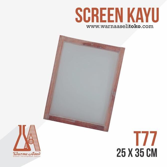 

Screen Sablon Kayu T77 ( 25 X 35 Cm)