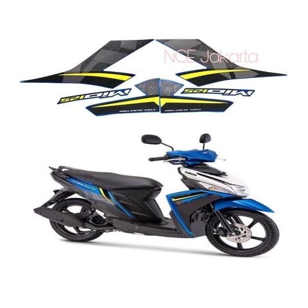 BEST SELLER STIKER STRIPING MOTOR MIO M3 2019 BIRU