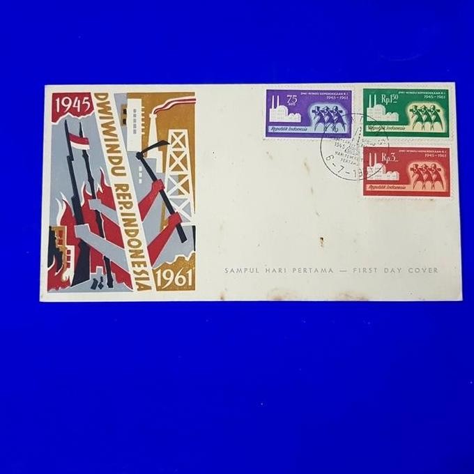 

Ready Prangko Indonesia 1961. S "Dwi Windu Kemerdekaan Republik Indonesia