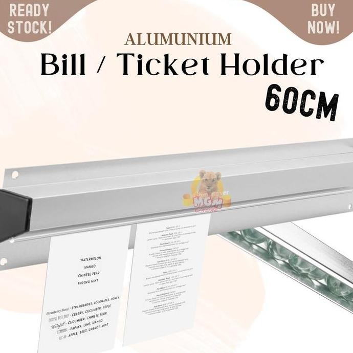 

Bill Holder 60Cm Penahan Tiket Dapur Holder Ticket Kitchen Slide