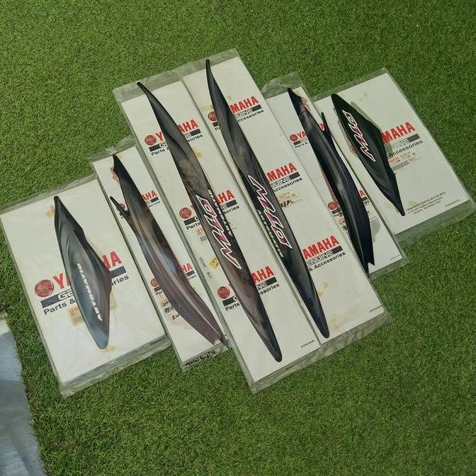 Striping Mio Hitam Jari Jari / Graphic Mio Sporty Hitam 2007 Ori YGP