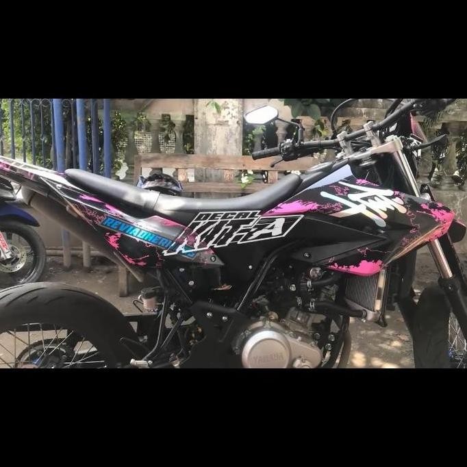 Sticker decal wr 155 dekal stiker wr155 decal yamaha wr 155 custom desain striping variasi wr 155