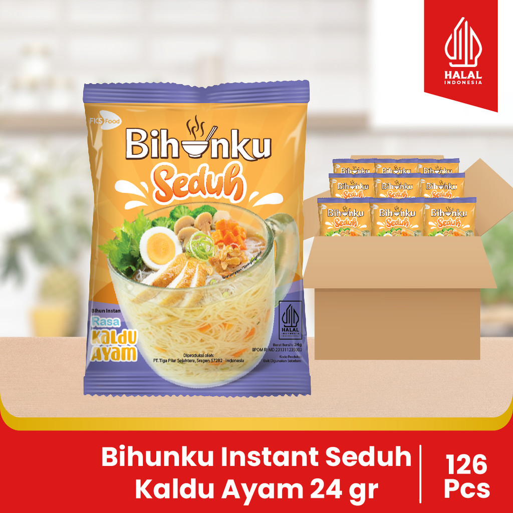

Bihunku Instant - Seduh Kaldu ayam - 1 Karton - 120 Pcs - 24gr