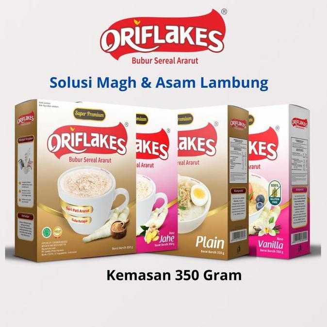 

Oriflakes 350G Sereal Diet | Nutriflakes Umbi Garut Oatmeal Asam Lambung Bpom Asli