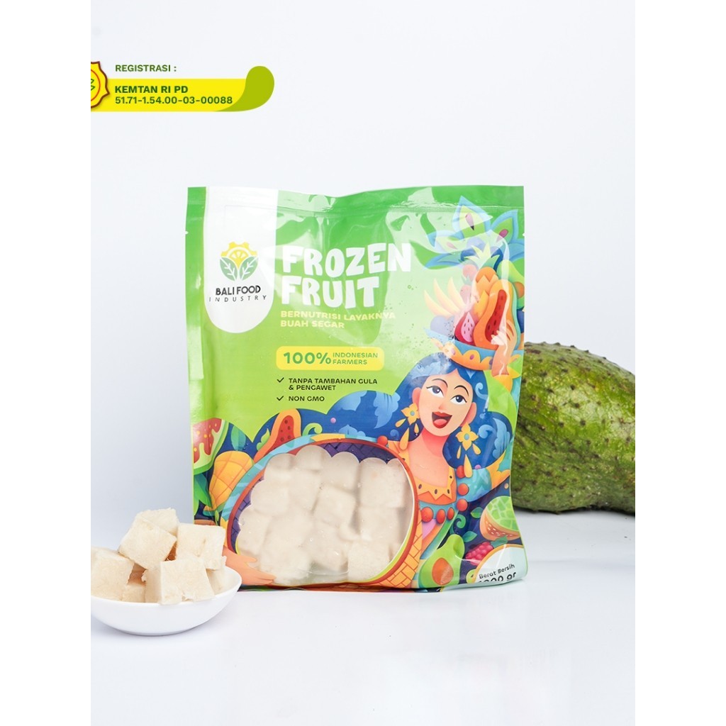 

{}_Bisa_COD[] Sirsak Beku / Soursop Frozen Buah Beku by Bali Food Industry