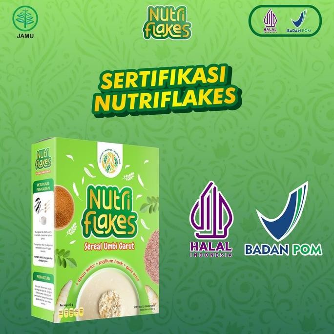 

Nutriflakes 1 Box 280Gr - Redakan Asam Lambung Gerd Maag - Sereal Umbi Garut Asli