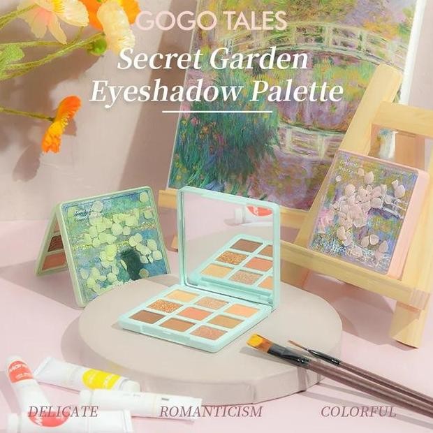 TERLARIS - GT289 GOGO TALES SECRET GARDEN PETAL VAN GOGH EYESHADOW PALETTE