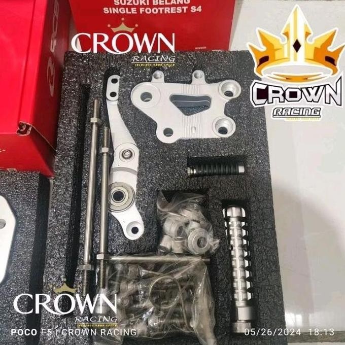 Footstep Underbone Footrest RCB S4 Satria FU 150 Injeksi CNC Motorcycle