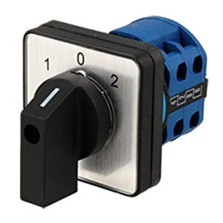 Selector switch 1-0-2 4P 32A/ Selector switch 1-0-2 4P 32A