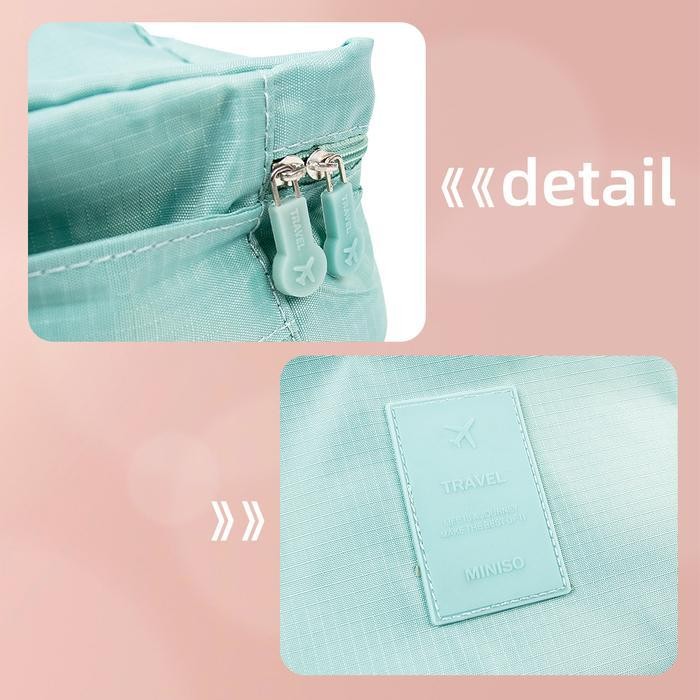 WSS MINISO Tas Penyimpanan Travel Bag Multifungsi Baju Praktis Organizer Pouch Makeup Organizer