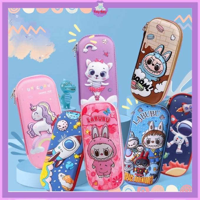 

WSS TobyBaby Kotak Pensil Karakter 3D Anak Sekolah Timbul Impor Premium EVA