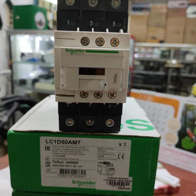 NEW LC1D50AM7 KONTAKTOR SCHNEIDER ORIGINAL 80 AMPER