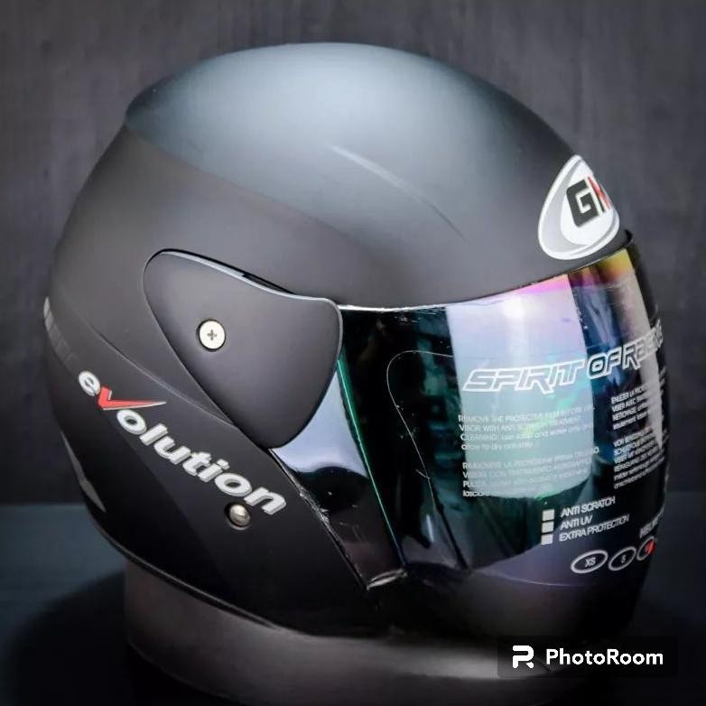 Helm Gm Evolution Original 100% Black Doff