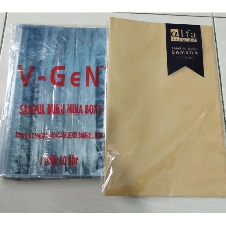 

Paket Sampul Buku Tulis Sampul Coklat Sampul Plastik Mika Ukuran Buku Campus