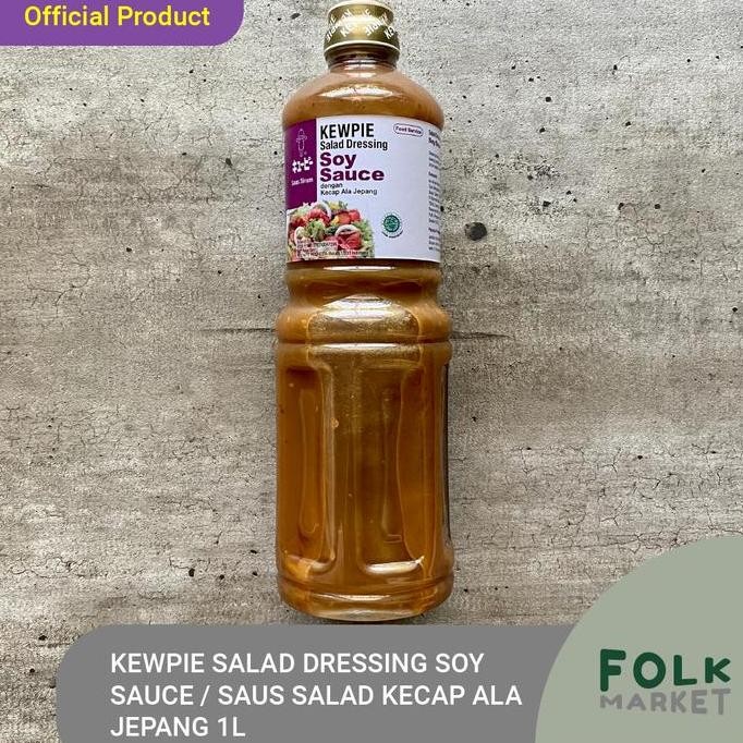 

KEWPIE Salad Dressing Soy Sauce / Saus Salad Kecap Ala 1L
