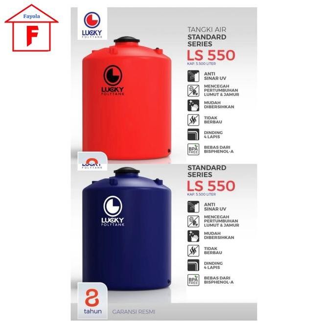 Polytank Tandon Tangki Air Lucky 550 Liter Premium