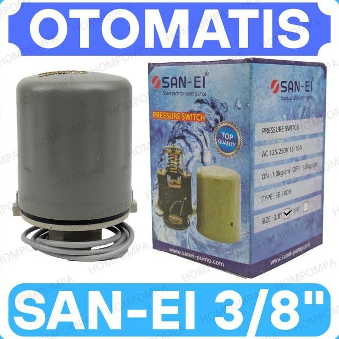 Original Pressure Switch Otomatis San-Ei 3/8" Sparepart Pompa Air Original