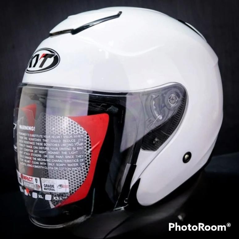Helm Kyt Kiyoto Original 100% / Helm Kyt Kyoto Ori White Putih