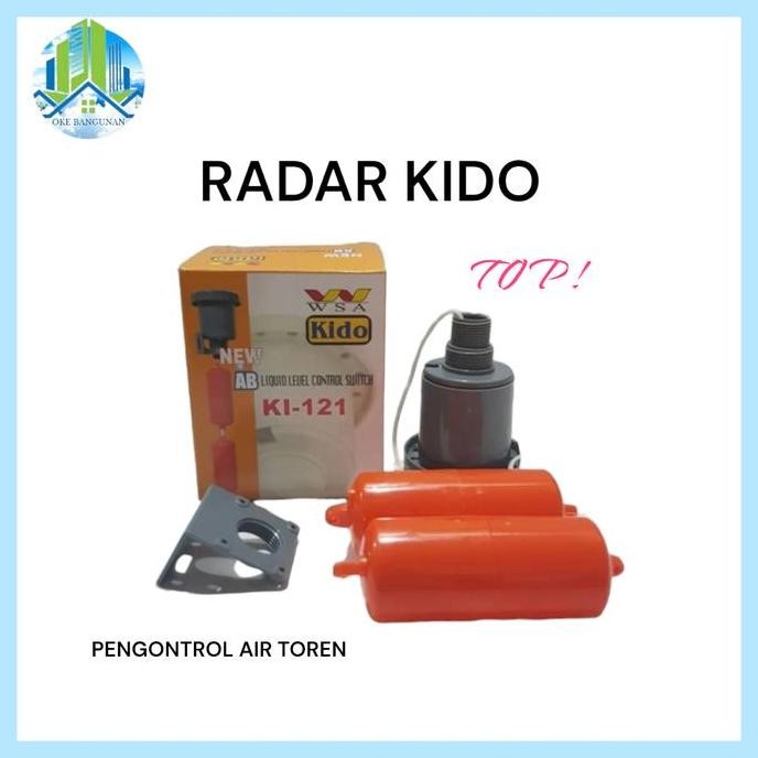 Pelampung Radar Kido/ Liquid Level Control Kido / Radar Toren Otomatis / Pengontrol Air Tangki Toren
