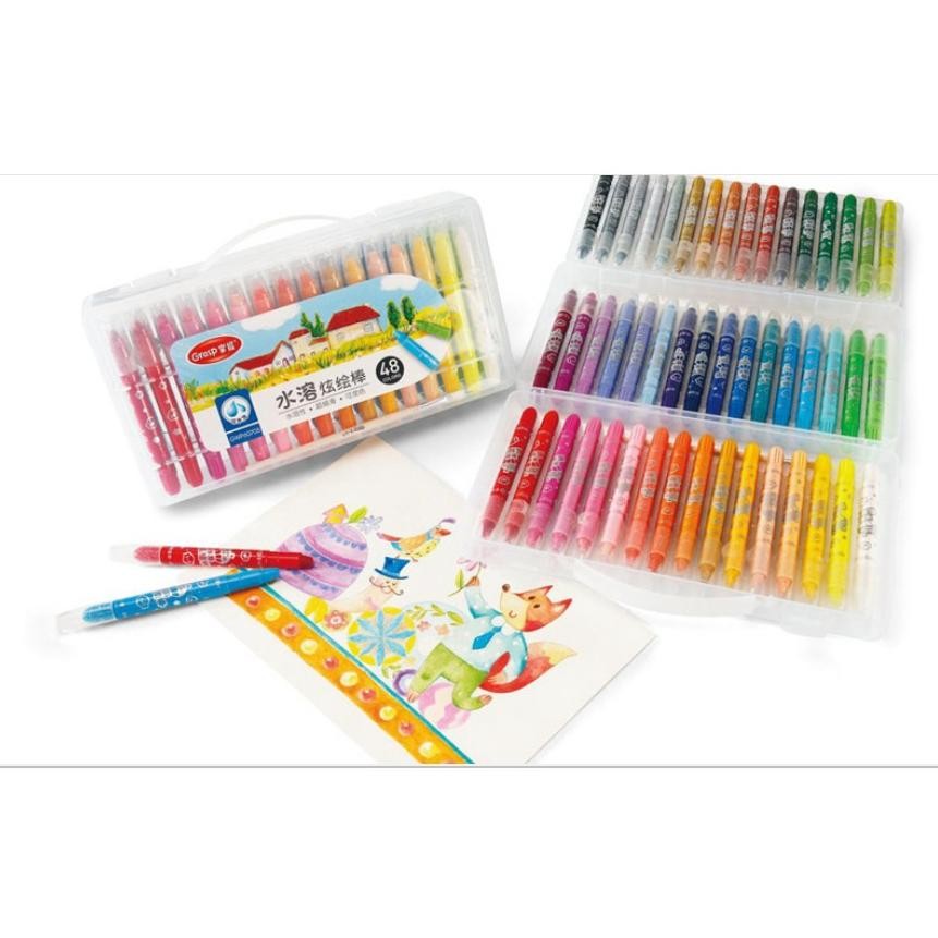 

Cod Crayon Grasp / Crayon Grasp Mata Sedang / Silky Crayon / Water Soluble Crayon / Krayon Warna 602 Di-111